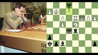 Kasparov defenda a honra da raça humana Kasparov x Deep Blue 1996  Partida 0506 [upl. by Sharity799]