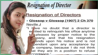 Board Resolution for resignation of directors Both [upl. by Oiliduab]