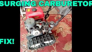 How To Fix SURGING Honda Snowblower [upl. by Leonelle]