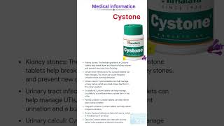 Cystone tablet medicinal uses [upl. by Eelnodnarb211]