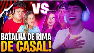 BATALHA DE RAP  EMILLY VICK E LEOZIN vs ENALDINHO E ANNINHA React [upl. by Ahsa]