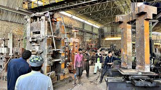 Process of Making 23000KG Rebar Mill in Pakistani Workshop [upl. by Darnoc]