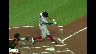 Xander Bogaerts Home Run Swing Slow Motion 202016 [upl. by Lednek665]