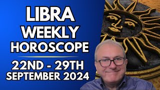 Libra Horoscope  Weekly Astrology 23rd to 29th September 2024 [upl. by Dahij]