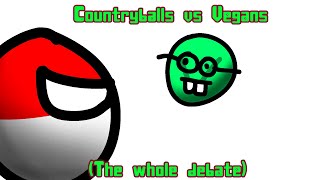 Countryballs vs Vegans The Whole Debate [upl. by Fleeman]