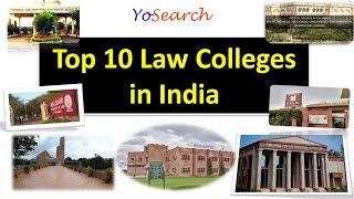 Top 10 Law Colleges in India  Best Law Colleges in India [upl. by Rodrick]