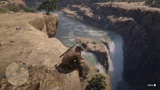 RDR2 Online You can Sit on a cliff by Manteca Falls [upl. by Marcellus]