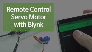 how to control servo motor using blynk [upl. by Akyeluz238]