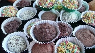 Brigadeiros tradicionales  Postre Fácil y Rápido [upl. by Moorish]