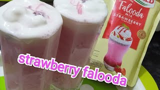 weikfield falooda mix strawberry flavour packet recipe [upl. by Aleacim160]