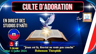 Culte dAdoration live sur MEODH Haïti 130724 [upl. by Auoh439]