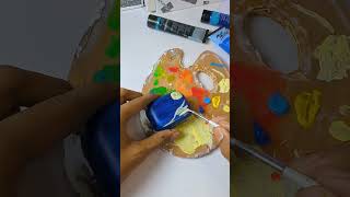 Painting on earbuds case 🎧creative diy painting [upl. by Eicak]