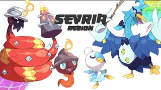 Complete Fakedex  Sevria Fakemon Region Gen 10 Pokemon Inspiration [upl. by Rimisac960]