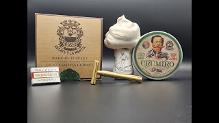 Abbate y La Mantia quotCrumiroquot Shave Soap  Aylsworth Kopparkant Razor [upl. by Hildebrandt]