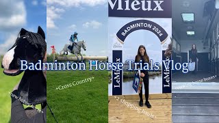 BADMINTON HORSE TRIALS 2024 VLOG 2 shopping haulscross country viewing horse boxes and more [upl. by Ahsiemal965]