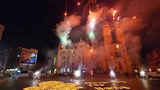 Feuerwerk zum Lichterfest in Halle 2024 [upl. by Arebma]