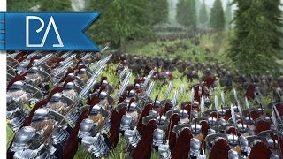 Siege of the Woodland Realm Stand of the Dwarves  Third Age Total War Mod Gameplay [upl. by Ednihek]