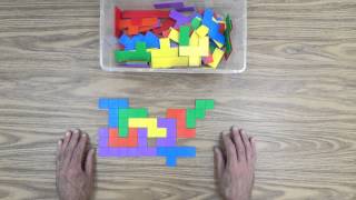 Teach Your Child Activities with Color Tiles and Cubes and Pentominoes Part 2 [upl. by Tepper]