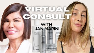 ESTHETICIAN GETS A VIRTUAL SKIN CONSULTATION FROM JAN MARINI [upl. by Attenweiler612]