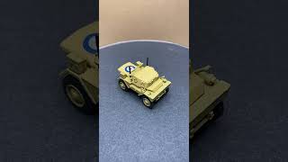 Oxford die cast ready made Daimler Dingo Scout Car HQ 2nd Div El Alamein176 scale 76DSC003 [upl. by Oirom]