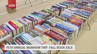 Manheim Township Public Library holds 15th annual fall book sale [upl. by Plank]