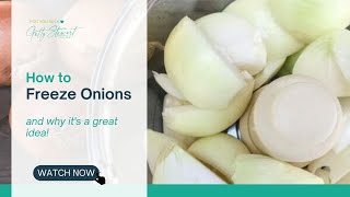 How to Freeze Onions and Why its a Great Idea [upl. by Elocyn]