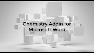 How to add a structure from PubChem using Chem4Word [upl. by Ahseiat]