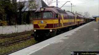 Gliwice M62M005  M621708  odgłos silnika w zmodernizowanym gagarze Rail Polska 20081104 [upl. by Kamillah393]