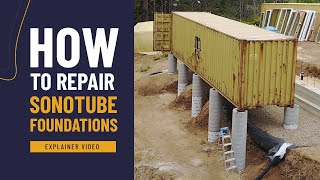 Sonotube Foundation Reinforcements  Explanation With Project Timelapse [upl. by Adirahs]