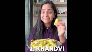 Gujarat Ki 3 Sabse Famous Dish  Creative Fact  Gujarat shortvideo food streetfood foodie [upl. by Bazluke811]