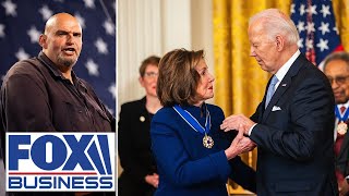 YOU GOT WHAT YOU WANTED Sen Fetterman sounds off on Pelosi for blaming Biden [upl. by Koerner]