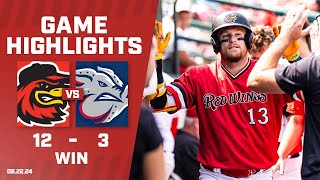 Red Wings vs IronPigs Game Highlights 8222024 [upl. by Thatch]