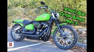 Street Bob Customisation Series Part 3 [upl. by Andri915]