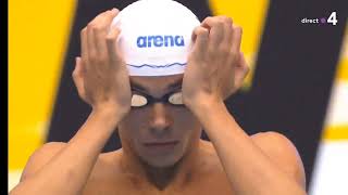 David Popovici semifinala la 200 m freestyle Fukuoka Japonia [upl. by Suzie]