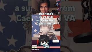 Dan Heng’s EN VA get a surprise from Caelus’s EN VA honkaistarrail [upl. by Angeline568]