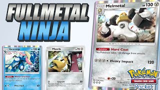 UNDEFEATED  50 with MELMETAL amp GRENINJA Deck  Pokemon TCG Pocket [upl. by Randene887]