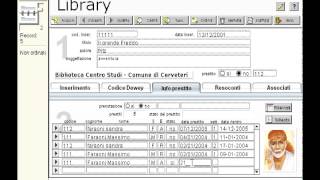 Free Software Library3  Gestione Biblioteca [upl. by Vaios]