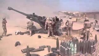 Firing with M777 Howitzer 155mm in Afghanistan [upl. by Hymen766]