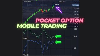 Pocket Option Mobile Strategy 2023  60 Seconds Swing Trading [upl. by Aynwat]