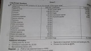 Part 1  Class 12  Multistep income statement Non controlling interest sample no 2Old is Gold [upl. by Rebna]