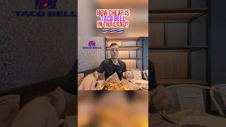 How Cheap is Taco Bell In Thailand food bangkokfoodtours thaifood [upl. by Aldric]