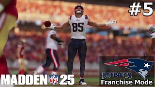 Hunter Henry Breaks Patriots Single Game Record  Madden 25 New England Patriots Franchise ep 5 [upl. by Alrak]