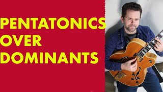 🔴Minor pentatonic altered sounds over dominants🎸 [upl. by Yehsa]