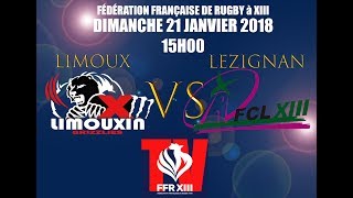 XIII LIMOUXIN vs FC LEZIGNANCORBIERES [upl. by Langille]