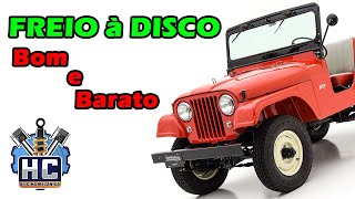 Adaptação FREIO À DISCO no jipe WILLYS [upl. by Fern38]