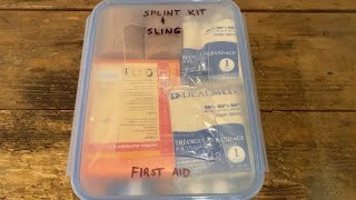 Splint amp Sling First Aid Kit [upl. by Aihsenor]