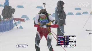 Biathlon Men 4X75KM Relay Gold  Vancouver 2010 [upl. by Anwadal]