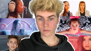 Reacting To ALL Of Mackenzie Zieglers Songs amp Covers MUST WATCH Best Reaction 2018 [upl. by Linea]