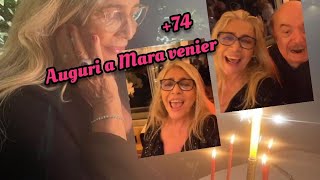 auguri a Mara venier 74🎂❤️ compleanno Mara Venier ❤️ [upl. by Ayatan]