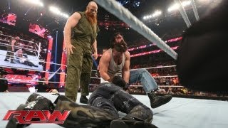 The Wyatt Family attacks RTruth Raw July 15 2013 [upl. by Akinihs]